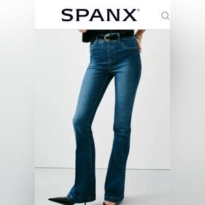 Spanx shape Flare Jeans in authentic blue